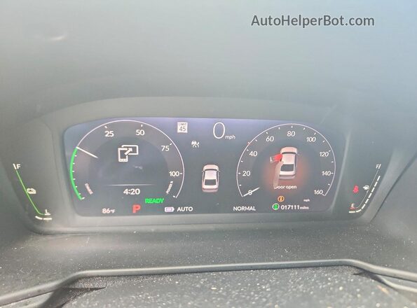 1HGCY2F52RA088580 2024 HONDA ACCORD Gray Vista del cuadro de instrumentos