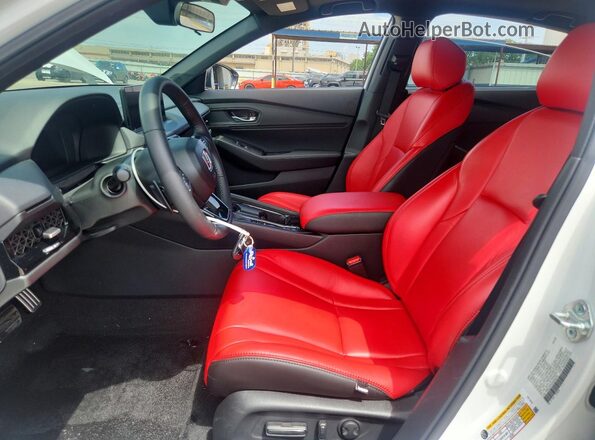 1HGCY2F52SA040745 2025 HONDA ACCORD White წინა სალონის ხედი