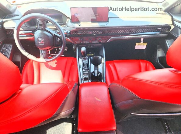 1HGCY2F52SA040745 2025 HONDA ACCORD White წინა პანელის ხედი
