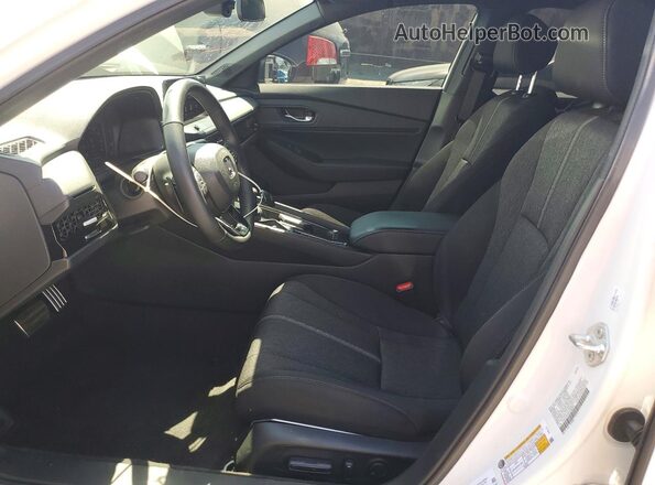 1HGCY2F52SA082557 2025 HONDA ACCORD White Widok wnętrza z przodu