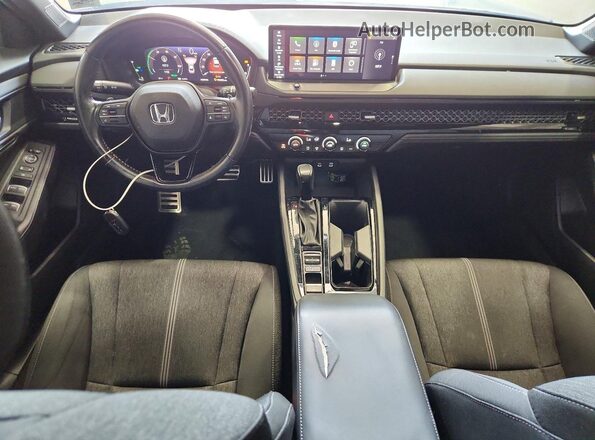 1HGCY2F53PA008233 2023 HONDA ACCORD Black Առջևի վահանակի տեսք