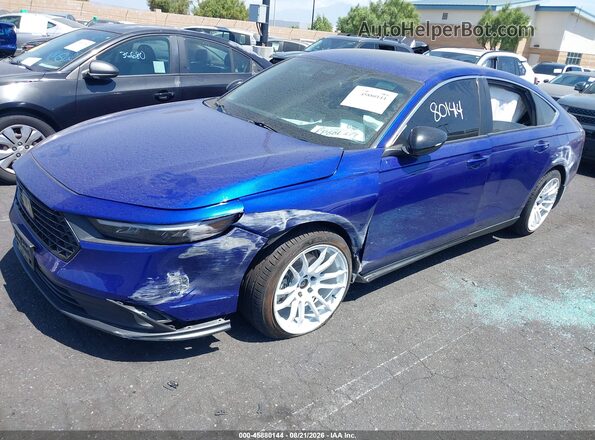 1HGCY2F53RA018649 2024 HONDA ACCORD Blue Vista tres cuartos delantera izquierda