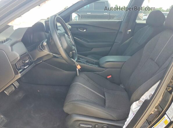 1HGCY2F53RA041204 2024 HONDA ACCORD Black Front interior view