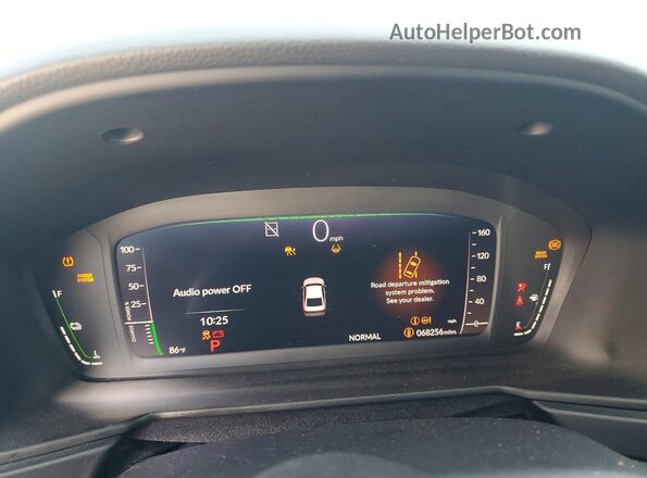 1HGCY2F53RA041204 2024 HONDA ACCORD Black Instrument cluster view