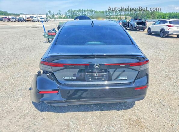 1HGCY2F53RA041204 2024 HONDA ACCORD Black Rear view