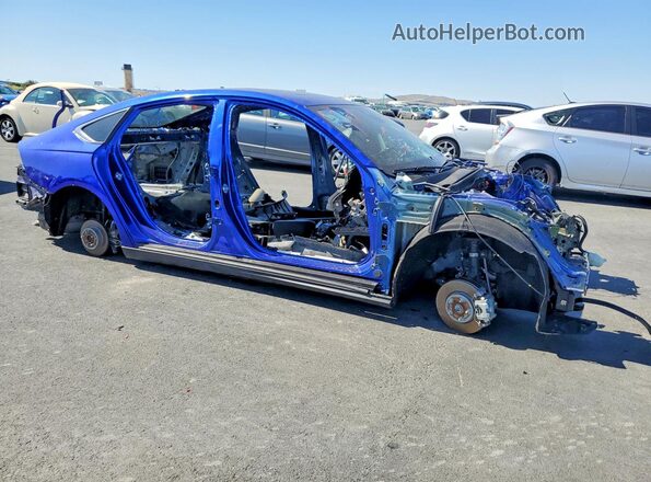 1HGCY2F53SA046697 2025 HONDA ACCORD Синий Передняя правая четверть