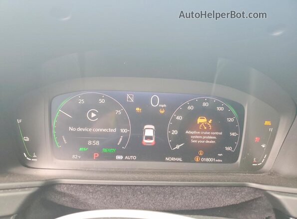 1HGCY2F53SA076945 2025 HONDA ACCORD Gray Vista del cuadro de instrumentos