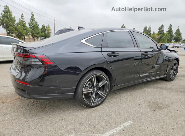 1HGCY2F53SA080400 2025 HONDA ACCORD Black Задня права чверть