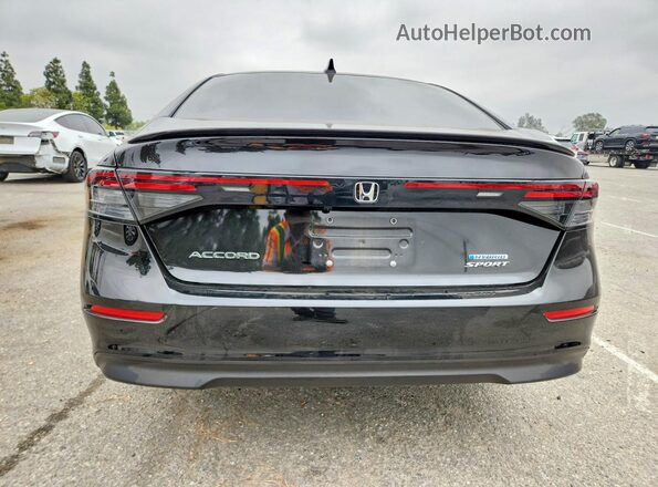 1HGCY2F53SA080400 2025 HONDA ACCORD Black Вид ззаду
