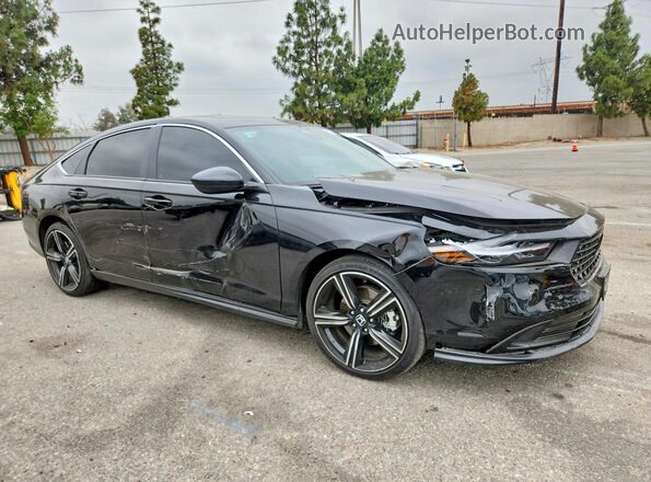 1HGCY2F53SA080400 2025 HONDA ACCORD Black Передня права чверть