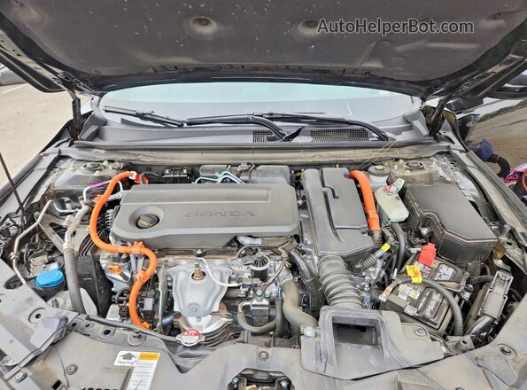 1HGCY2F53SA080400 2025 HONDA ACCORD Black Вид задньої частини салону