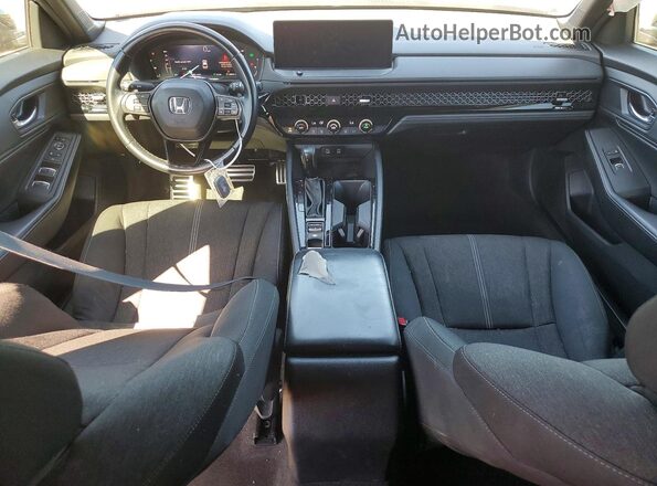 1HGCY2F54PA040124 2023 HONDA ACCORD Black Вид панелі приладів