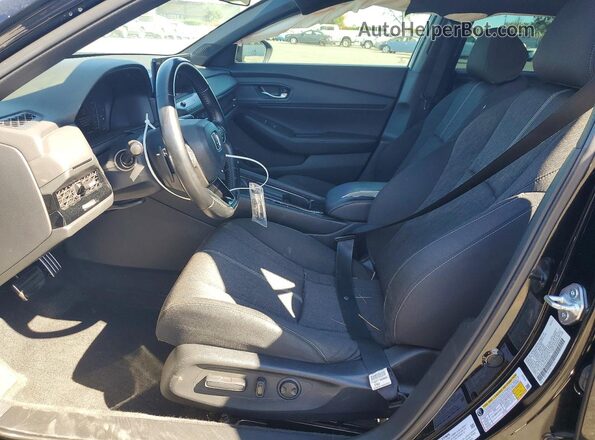 1HGCY2F54PA040124 2023 HONDA ACCORD Black Вид салону спереду