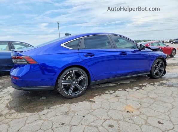 1HGCY2F54PA045758 2023 HONDA ACCORD Blue უკანა მარჯვენა