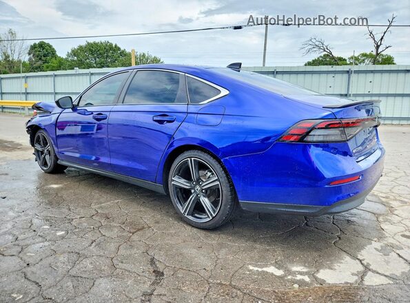 1HGCY2F54PA045758 2023 HONDA ACCORD Blue უკანა მარცხენა