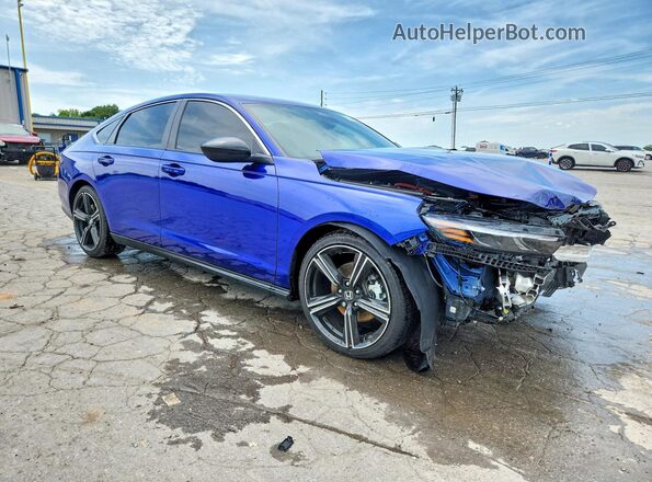 1HGCY2F54PA045758 2023 HONDA ACCORD Blue წინა მარჯვენა
