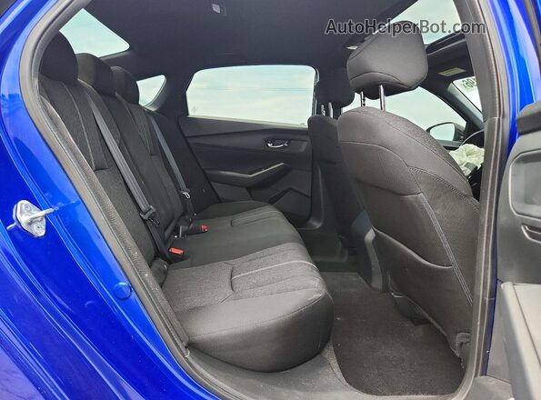 1HGCY2F54PA045758 2023 HONDA ACCORD Blue უკანა სავარძლების ხედი