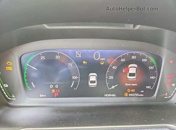 1HGCY2F54PA045758 2023 HONDA ACCORD Blue ხელსაწყოთა პანელის ხედი