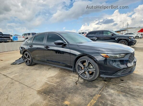 1HGCY2F54PA066464 2023 HONDA ACCORD Black Front right