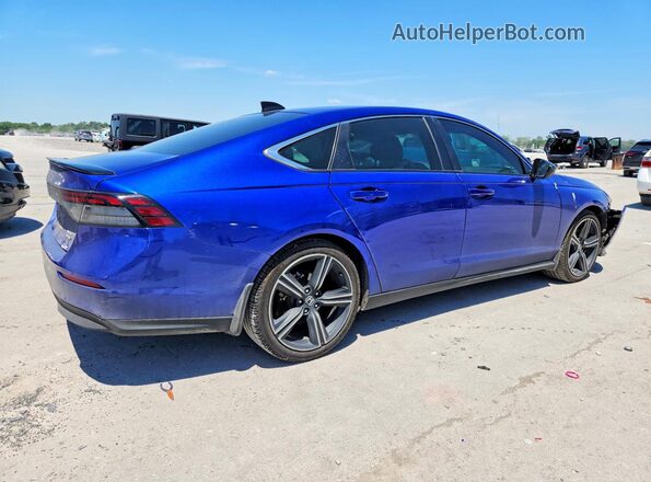 1HGCY2F54RA087320 2024 HONDA ACCORD Синий Задняя правая четверть