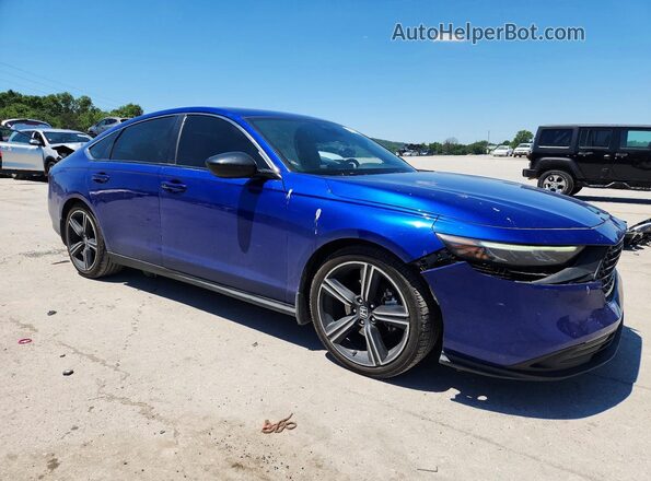 1HGCY2F54RA087320 2024 HONDA ACCORD Синий Передняя правая четверть