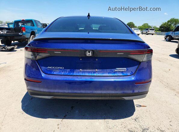 1HGCY2F54RA087320 2024 HONDA ACCORD Синий Вид сзади