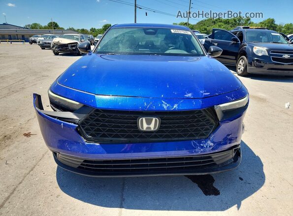 1HGCY2F54RA087320 2024 HONDA ACCORD Синий Вид спереди