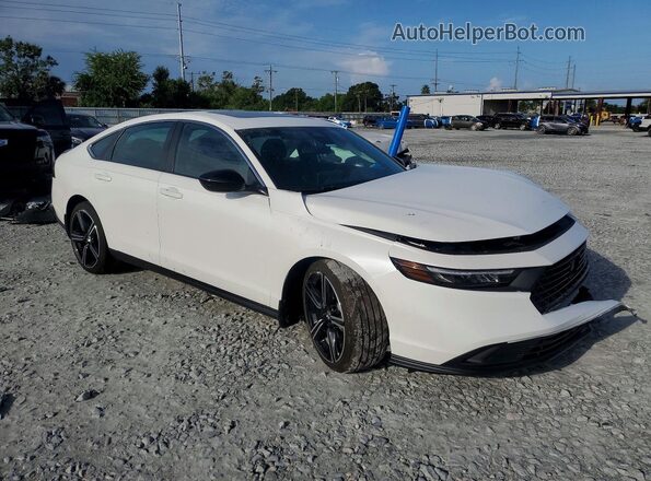 1HGCY2F54SA008430 2025 HONDA ACCORD Белый Передняя правая четверть