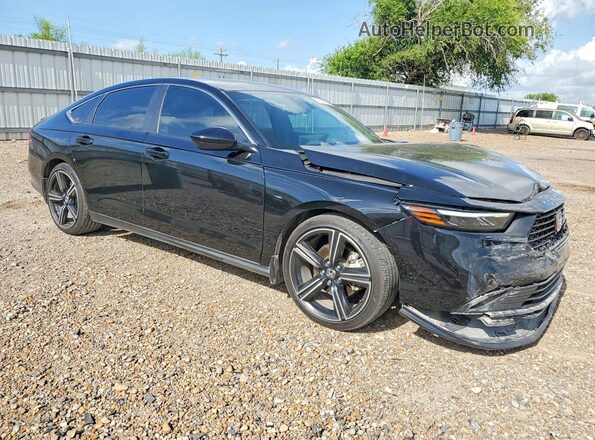 1HGCY2F54SA035031 2025 HONDA ACCORD Black Передня права чверть