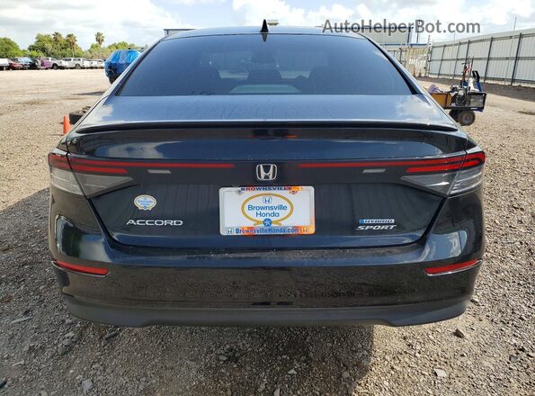 1HGCY2F54SA035031 2025 HONDA ACCORD Black Вид ззаду