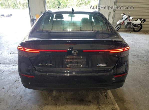 1HGCY2F54SA045753 2025 HONDA ACCORD Black Widok z tyłu