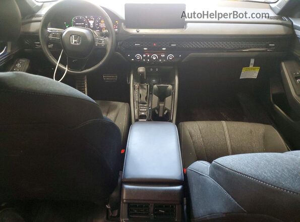 1HGCY2F54SA045753 2025 HONDA ACCORD Black Widok deski rozdzielczej