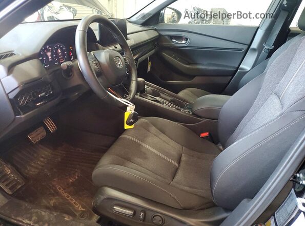 1HGCY2F54SA045753 2025 HONDA ACCORD Black Widok wnętrza z przodu
