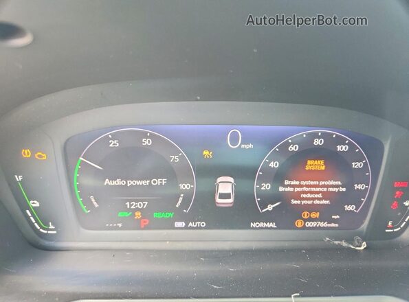1HGCY2F54SA075190 2025 HONDA ACCORD Red Instrument cluster view
