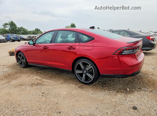 1HGCY2F54TA002466 2026 HONDA ACCORD Red Rear left