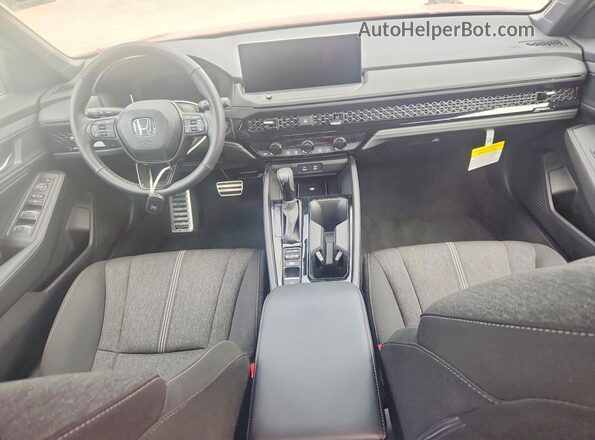 1HGCY2F54TA002466 2026 HONDA ACCORD Red Dashboard view