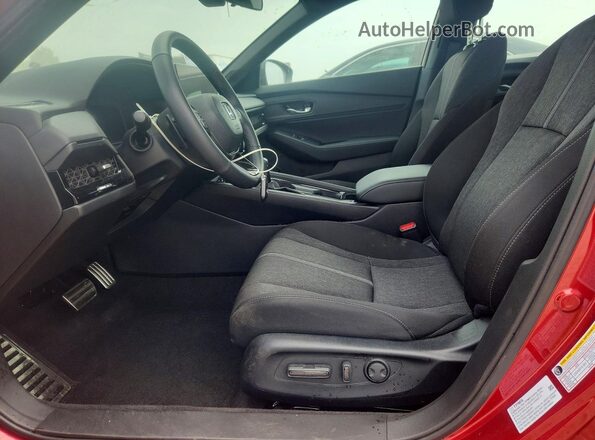 1HGCY2F54TA002466 2026 HONDA ACCORD Red Front interior view