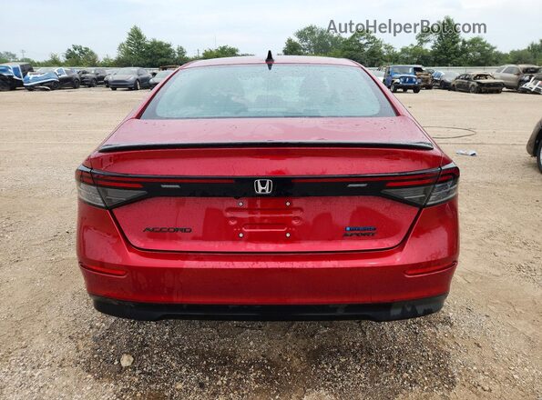 1HGCY2F54TA002466 2026 HONDA ACCORD Red Rear view