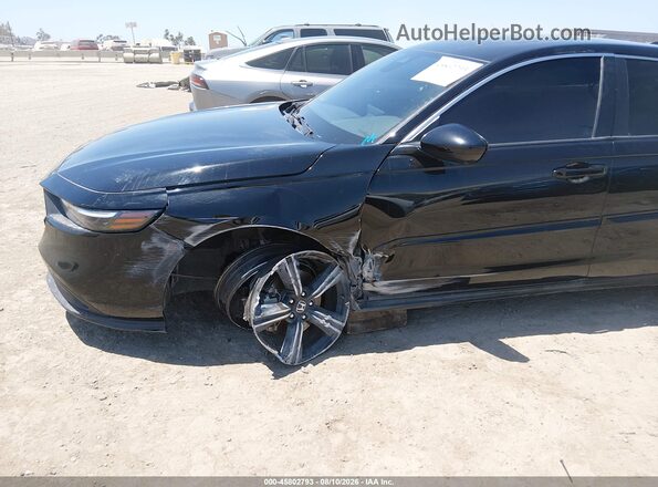 1HGCY2F55PA000277 2023 HONDA ACCORD Black Դիմացի տեսք