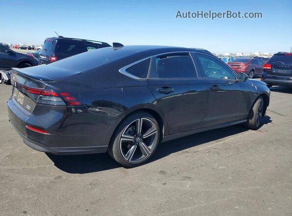 1HGCY2F55RA004980 2024 HONDA ACCORD Black Задня права чверть