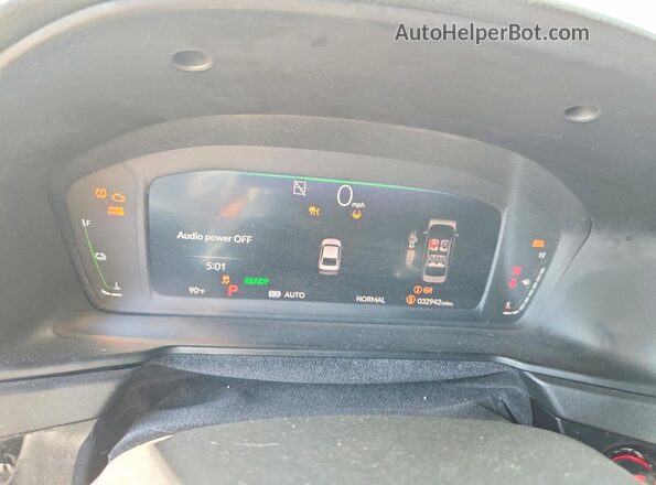 1HGCY2F55SA032025 2025 HONDA ACCORD White Вид щитка приладів