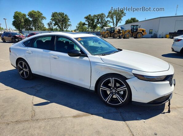 1HGCY2F55SA038052 2025 HONDA ACCORD White Delantero derecho