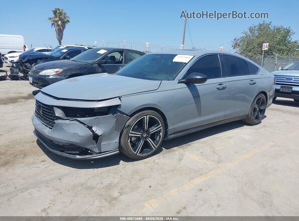 1HGCY2F55SA080883 2025 HONDA ACCORD Серый Передняя левая четверть