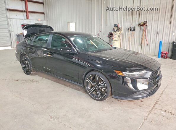 1HGCY2F55SA092581 2025 HONDA ACCORD Black Przód prawy