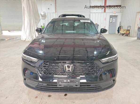 1HGCY2F55SA092581 2025 HONDA ACCORD Black Widok z przodu