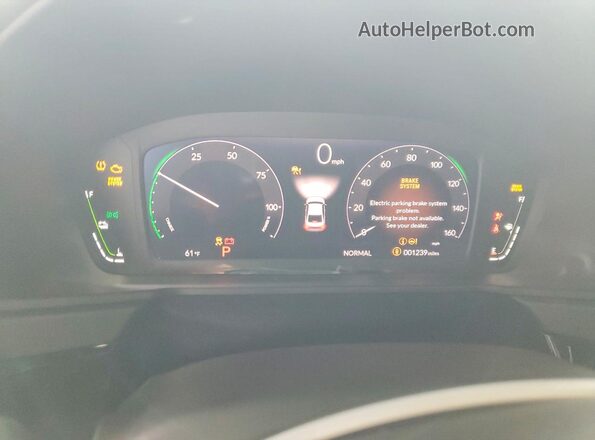 1HGCY2F55TA021656 2026 HONDA ACCORD Black Вид щитка приладів