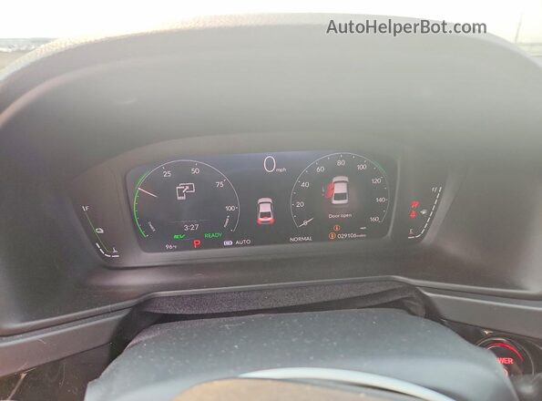 1HGCY2F56PA006797 2023 HONDA ACCORD Gray Вид щитка приладів
