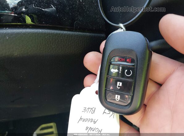 1HGCY2F56PA045311 2023 HONDA ACCORD Blue წინა პანელის ხედი
