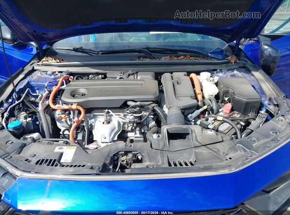 1HGCY2F56PA045311 2023 HONDA ACCORD Blue უკანა ხედი