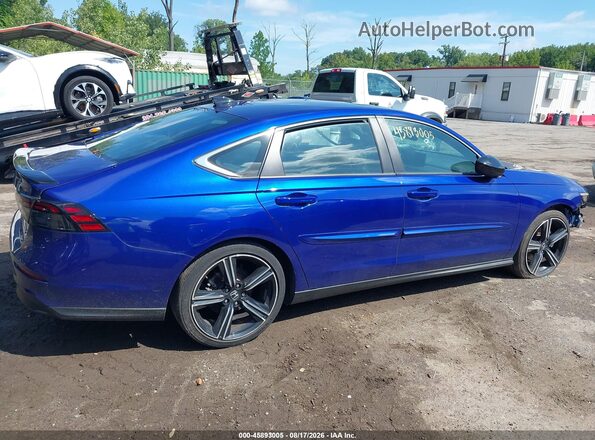 1HGCY2F56PA045311 2023 HONDA ACCORD Blue უკანა სალონის ხედი